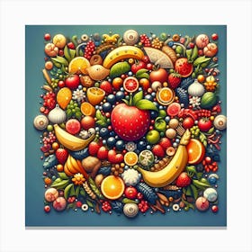 Fruit Arrangement Canvas Print