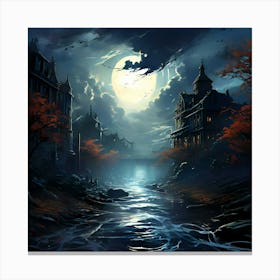 Gloomy Night Canvas Print