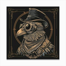 Steampunk Eagle 8 Canvas Print