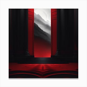 Red Door Canvas Print