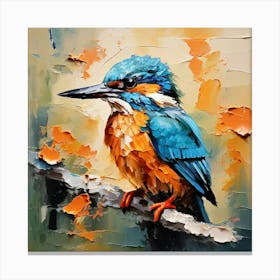 Kingfisher bird 1 Canvas Print