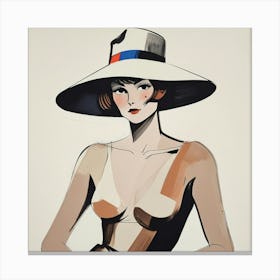 French woman 1 Canvas Print