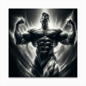 Muscular Man Canvas Print