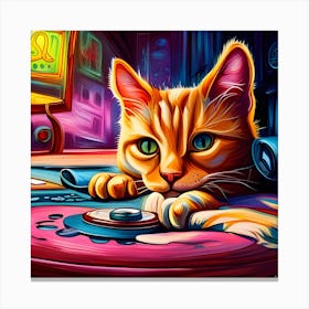 Voyage de chat Canvas Print