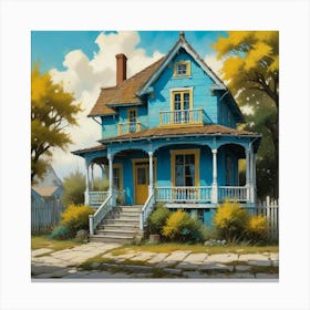 Victorian House 3 Canvas Print