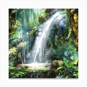 Jungle Beautiful Canvas Print