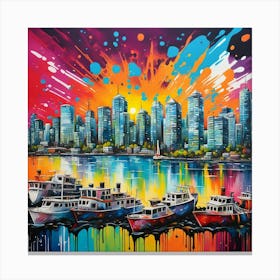 Vancouver Cityscape Canvas Print