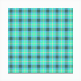 Plaid Fabric 36 Canvas Print