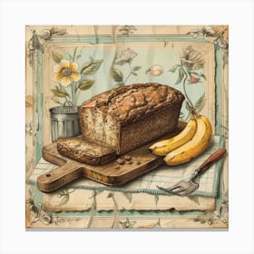 Banana Bread 1 Canvas Print