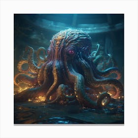 Octopus 6 Canvas Print