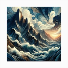 Tempestuous Beauty 22 1 Canvas Print