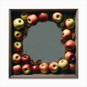 Apple Frame 9 Canvas Print