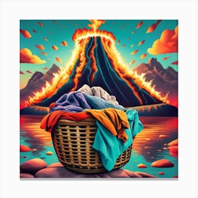 Laundry Basket 4 Canvas Print