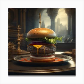 Burger 53 Canvas Print