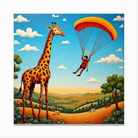 Flux Dev Vibrant Mosaic Art Depicting A Serene Giraffe Landsca 1 Toile