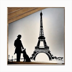 Paris Eiffel Tower 128 Canvas Print