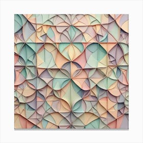 Abstract Geometrical Pattern Canvas Print