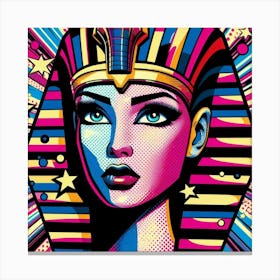 Pop Pharaoh Kheprensut Canvas Print