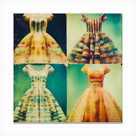 Vintage Dresses Canvas Print