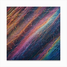 Abstract Of Colorful Lines Canvas Print