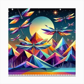 Dragonfly Mountain Canvas Print