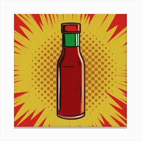 Hot Sauce Bottle Canvas Print