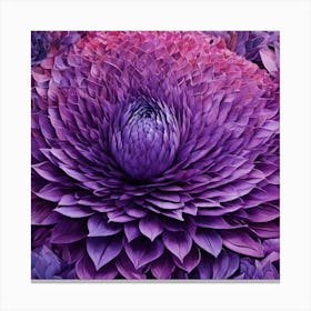 Purple flower 1 Canvas Print