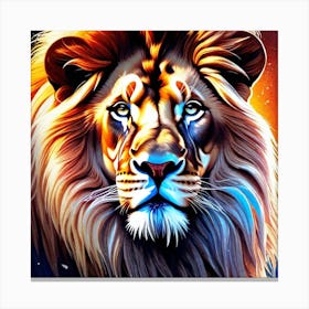 Lion art 36 Canvas Print