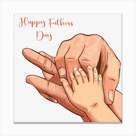 Happy Father'S Day Canvas Print