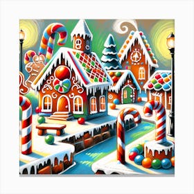 Super Kids Creativity:Christmas Village 2 Canvas Print