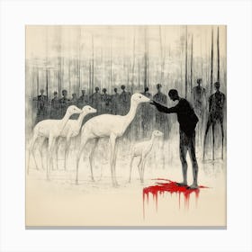 Preaching To Animals VII Canvas Print