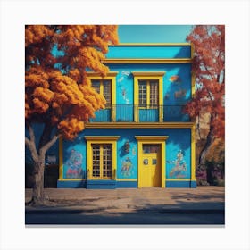 House In Mexico City 2 Canvas Print