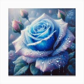 Blue Rose 2 Canvas Print