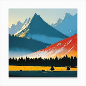 Mountain Landscape 20 Canvas Print