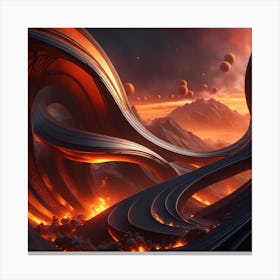 Fire And Ice Canvas Print