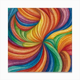 Colorful Swirl Canvas Print