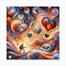 Heart Of Music Canvas Print