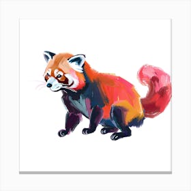 Red Panda 08 Canvas Print