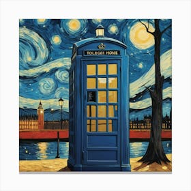 London Telephone Box Canvas Print