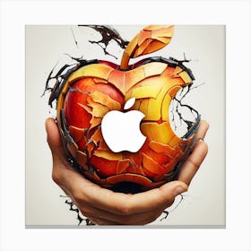 Apple Logo Canvas Print