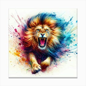 Lion Painting 4 Canvas Print