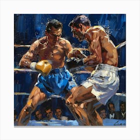 Boxing Match 1 Canvas Print