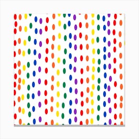 Rainbow Dots 1 Canvas Print