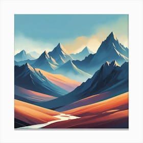 Mountain Landscape 11 Canvas Print