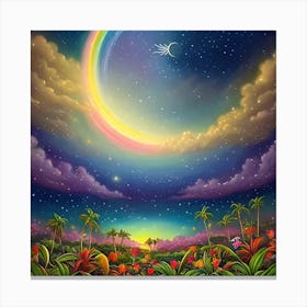 Rainbow In The Sky 1 Canvas Print