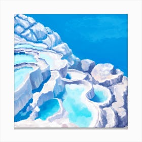 Pamukkale, Turkey Canvas Print