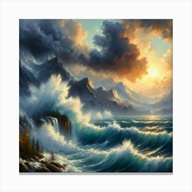 Tempestuous Beauty 2 1 Canvas Print