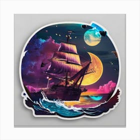 Pirate Ship 3 Canvas Print