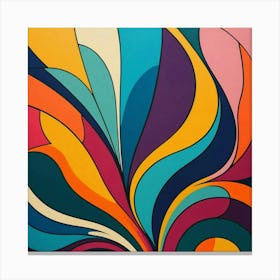 Abstract Swirls 2 Canvas Print