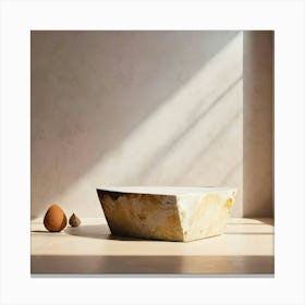 Bowl On A Table 1 Canvas Print